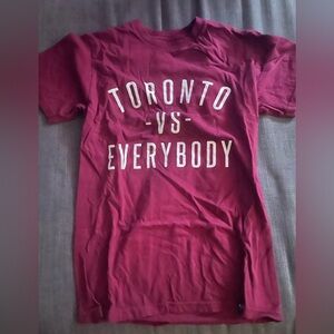 2010s Peace Collective Toronto vs Everybody Women’s Size Small Maroon T-Shirt